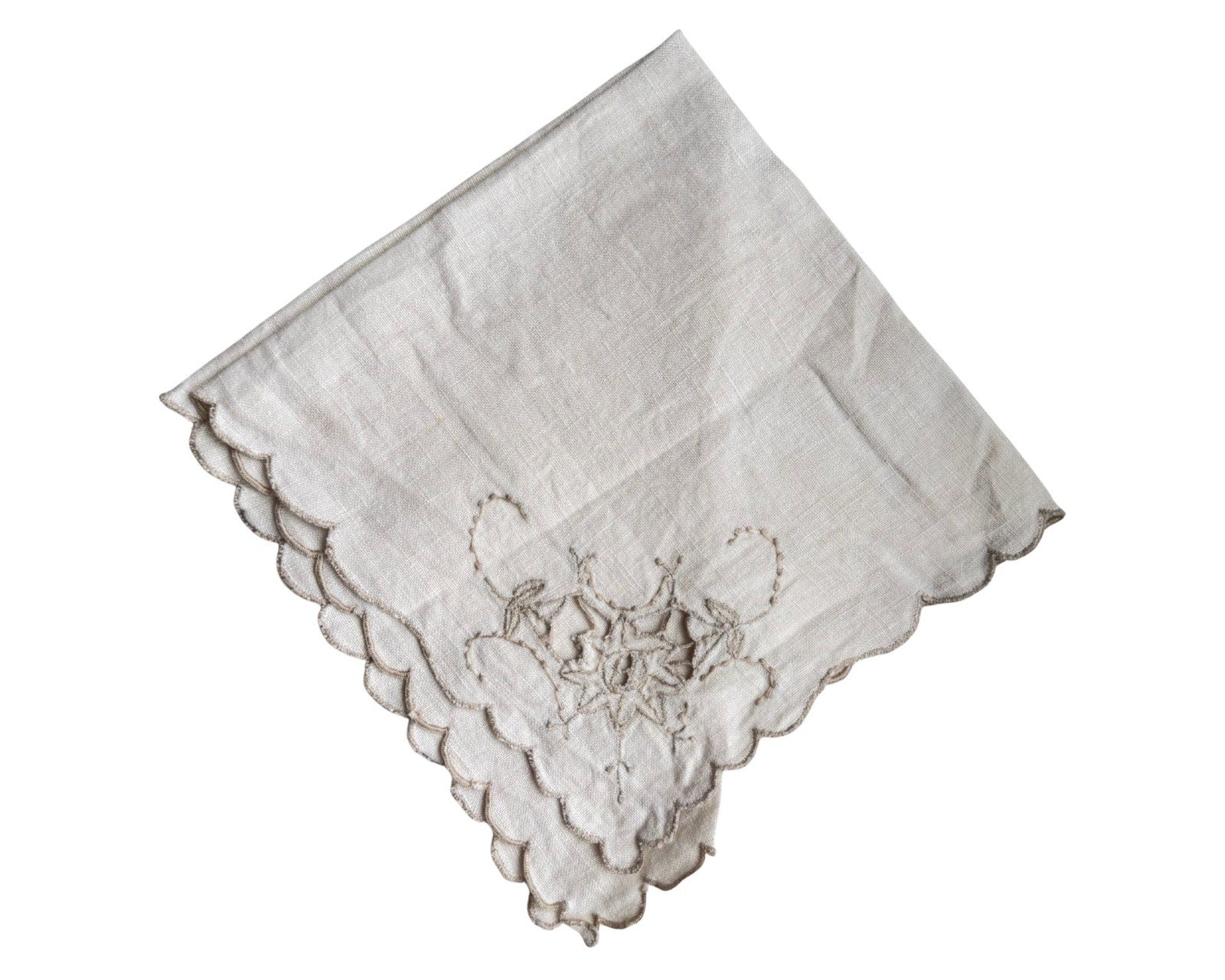 Al Capone’s Personally Owned Napkin Ex. Capone Estate, As Seen on Netflix!