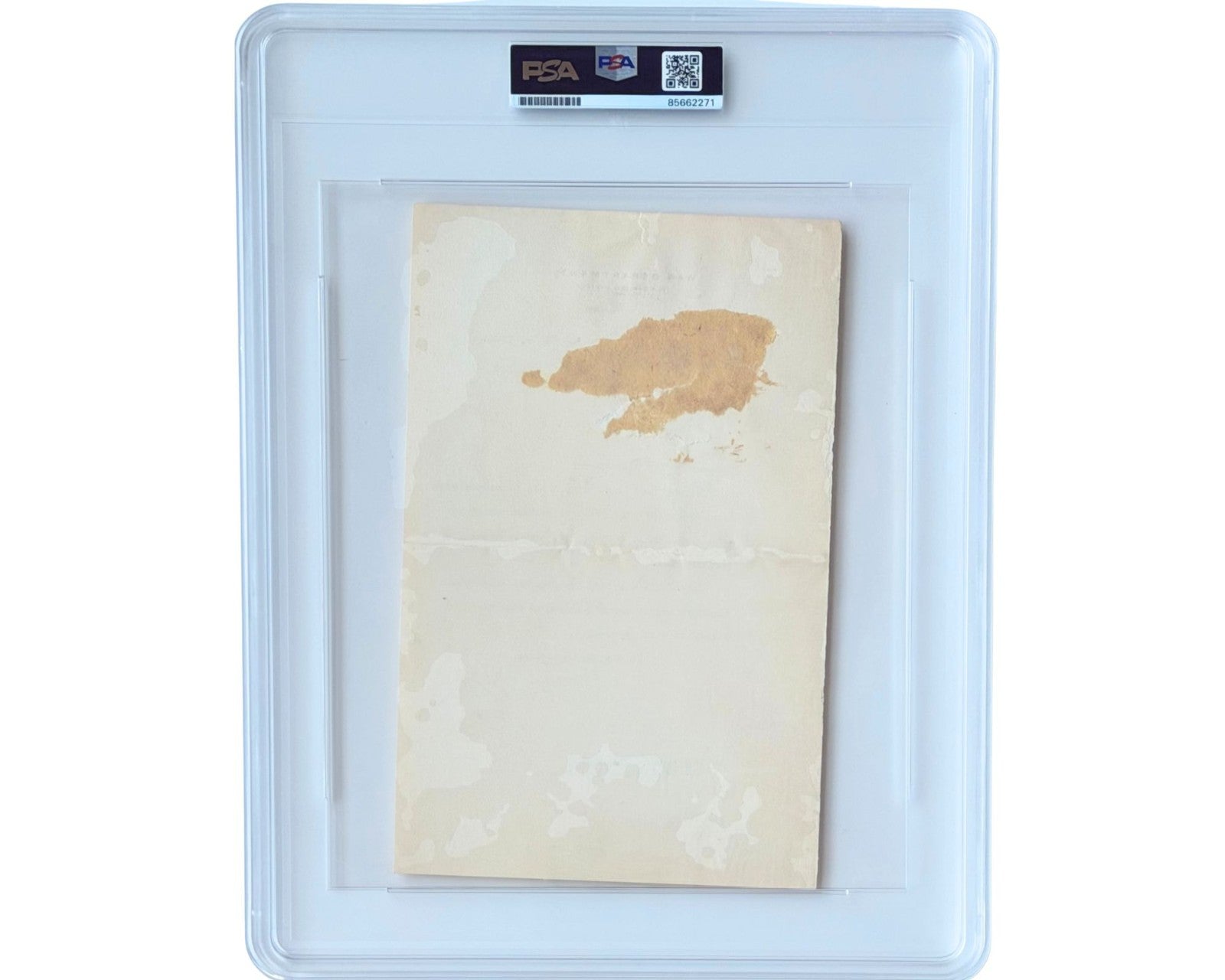 President William Taft "What I liked was the celery" Signed Letter PSA Auto