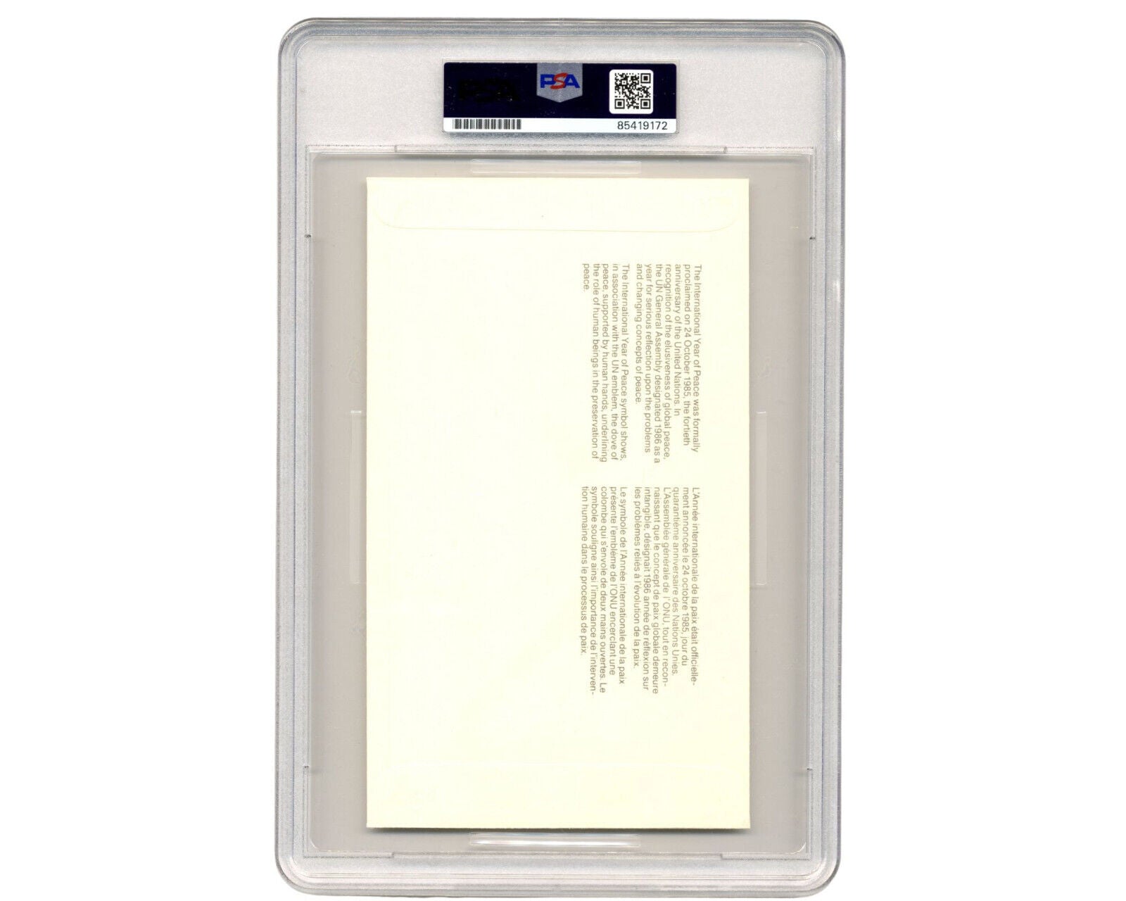 President Gerald Ford "Watergate Quote" from Inaugural Address PSA Gem Mint 10