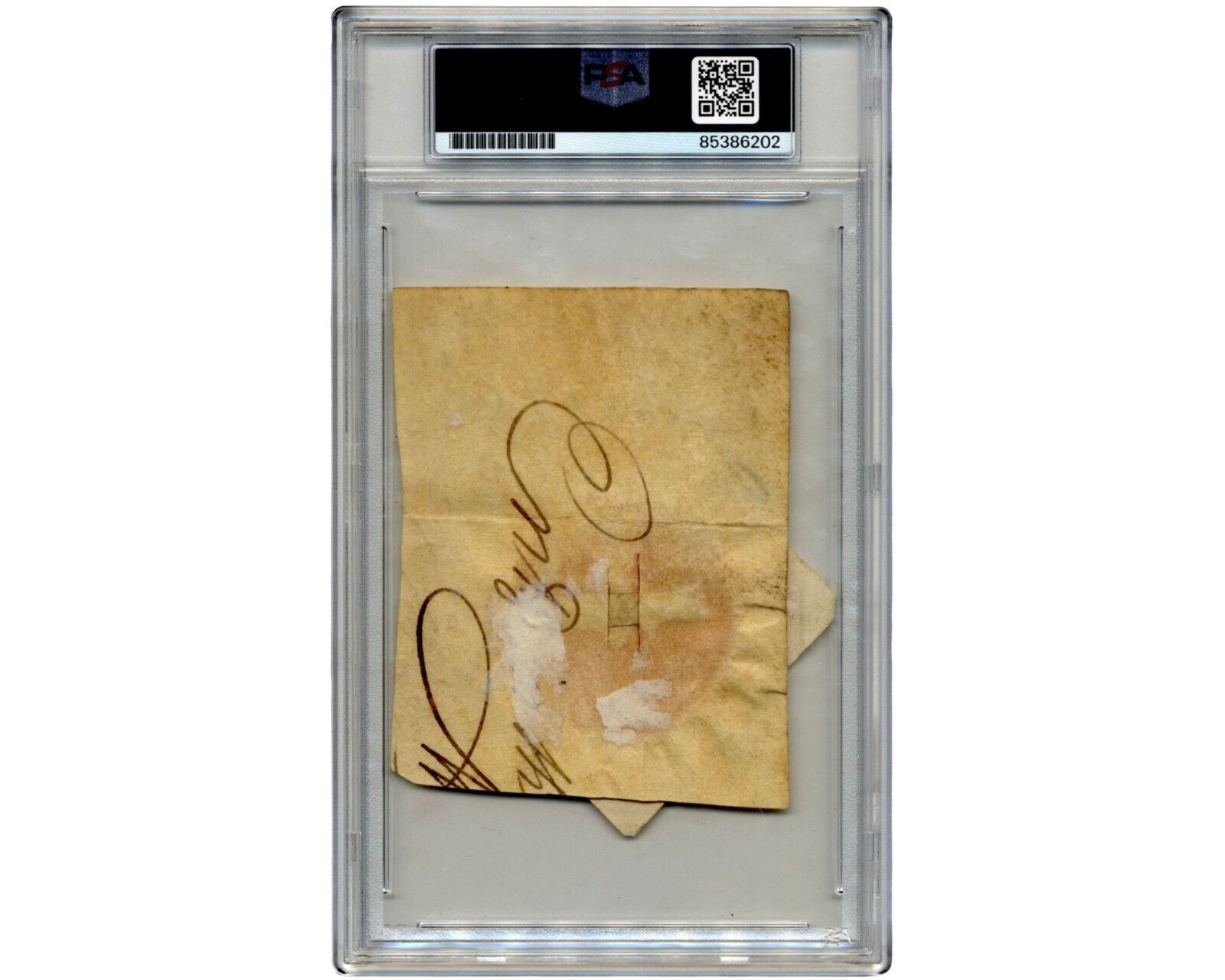 King George III (3rd) Signed Autographed Cut from Military Document PSA Auto