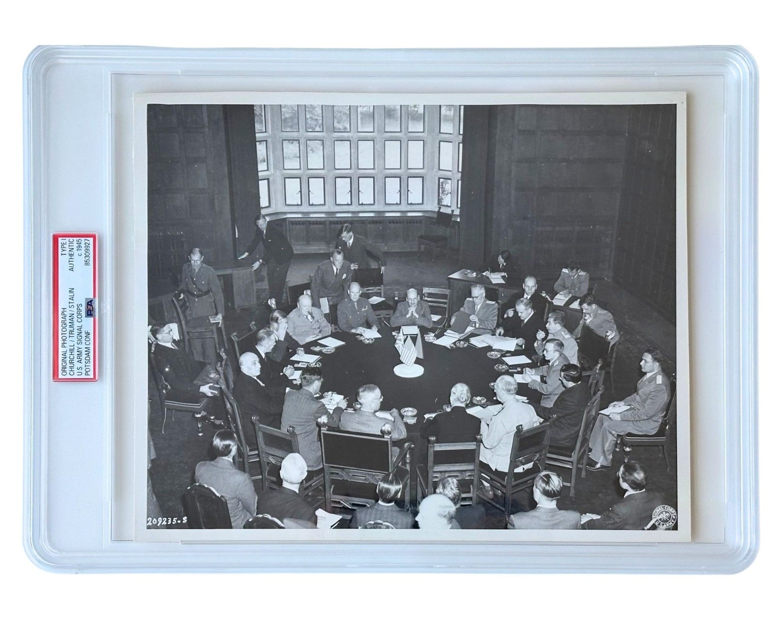 WWII: J. Stalin, Truman, Churchill Meet at Potsdam Conference PSA Type I