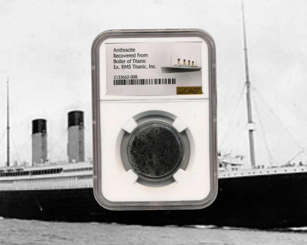 Anthracite Recovered from the Titanic Boiler! Ex. RMS Titanic