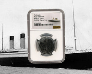 Anthracite Recovered from the Titanic Boiler! Ex. RMS Titanic