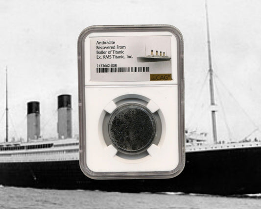 Anthracite Recovered from the Titanic Boiler! Ex. RMS Titanic