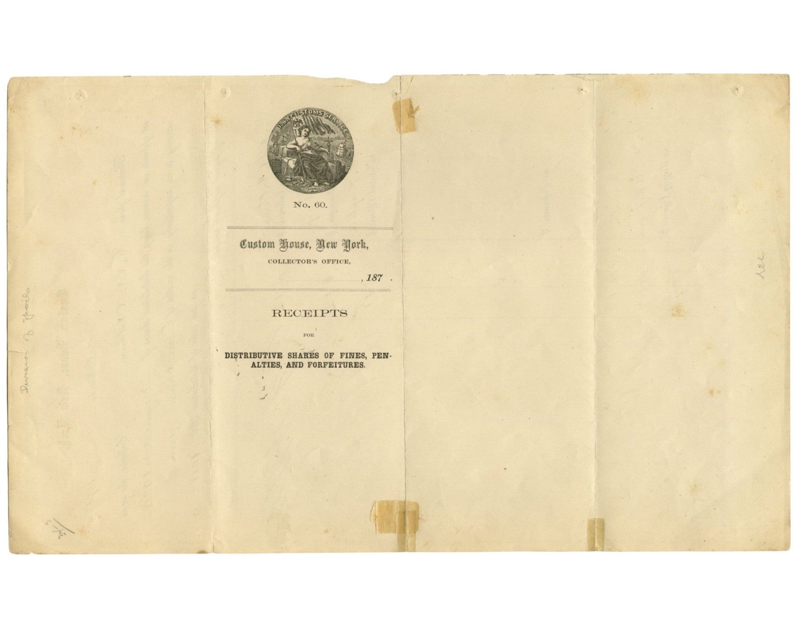 President Chester Arthur Signed NY Customs Document PSA/DNA Auto