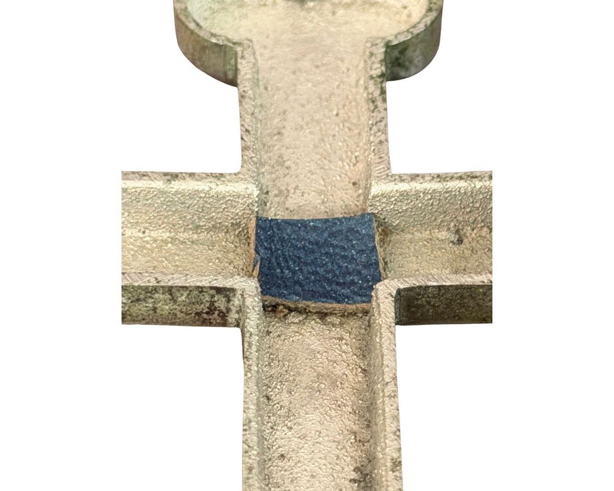 John F. Kennedy Blood-Stained Leather Swatch Dallas Limo in Blessed Crucifix