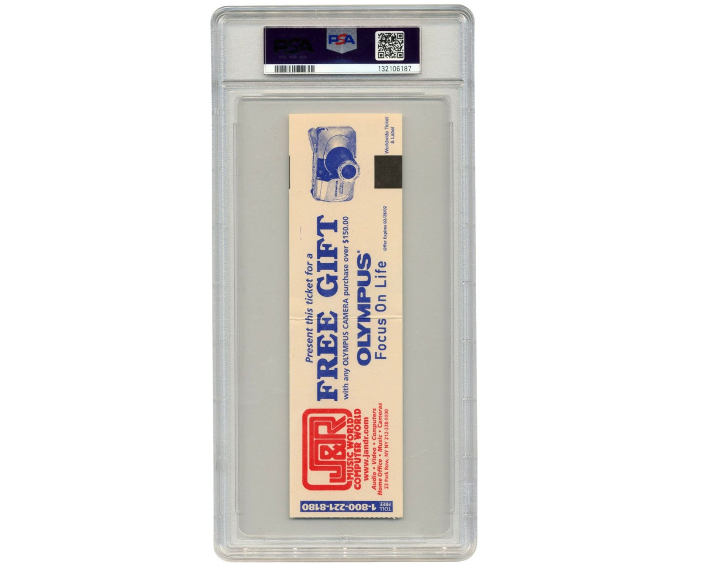 World Trade Center Observatory Ticket PSA 3 - 8/25/01 - 17 Days Prior to 9/11