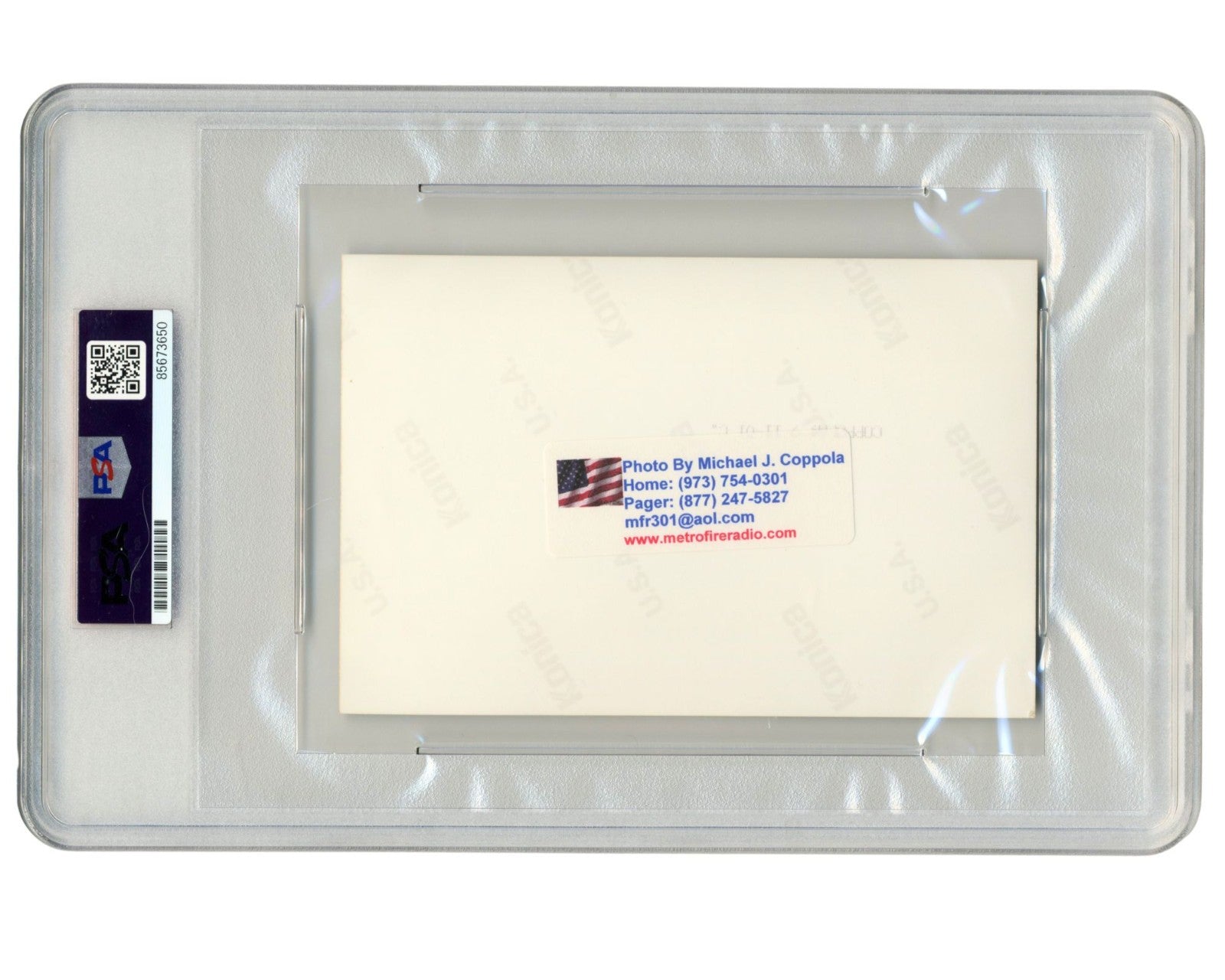 Original 9/11 World Trade Center Ground Zero Photograph by NJ Cop PSA Type III