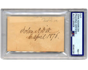 Civil War Sec. Of Treasury John Dix Signed Cut PSA/DNA "Shoot him on the spot!"