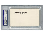 James "Cool Papa" Bell Signed Index Card - Negro League Icon! PSA Auto