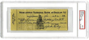 Jack Ruby Signed Check PSA Mint 9 Auto. Oswald Assassin! JFK Assassination