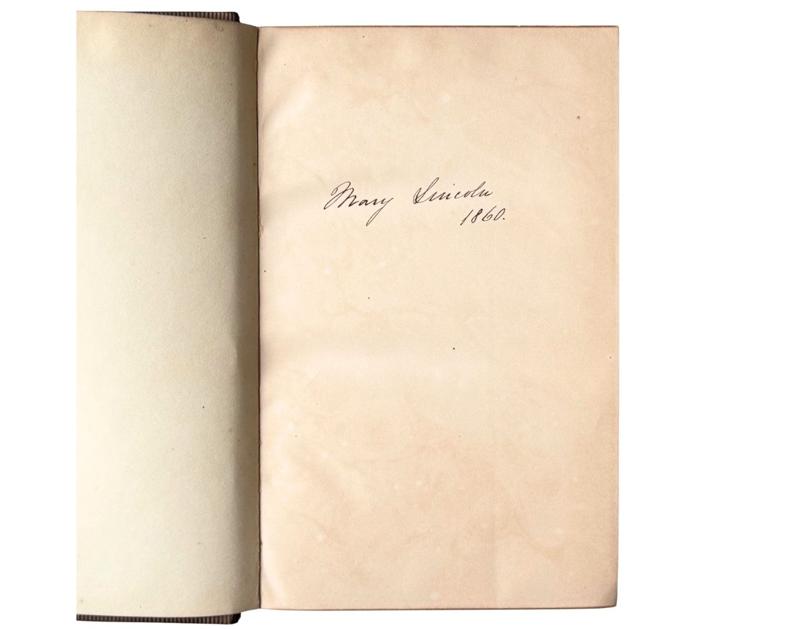 Mary Lincoln Owned & Signed "Life of Washington" ex. Lincoln Pres. Museum