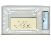 President Jimmy Carter Bold Signed Cut PSA Auto
