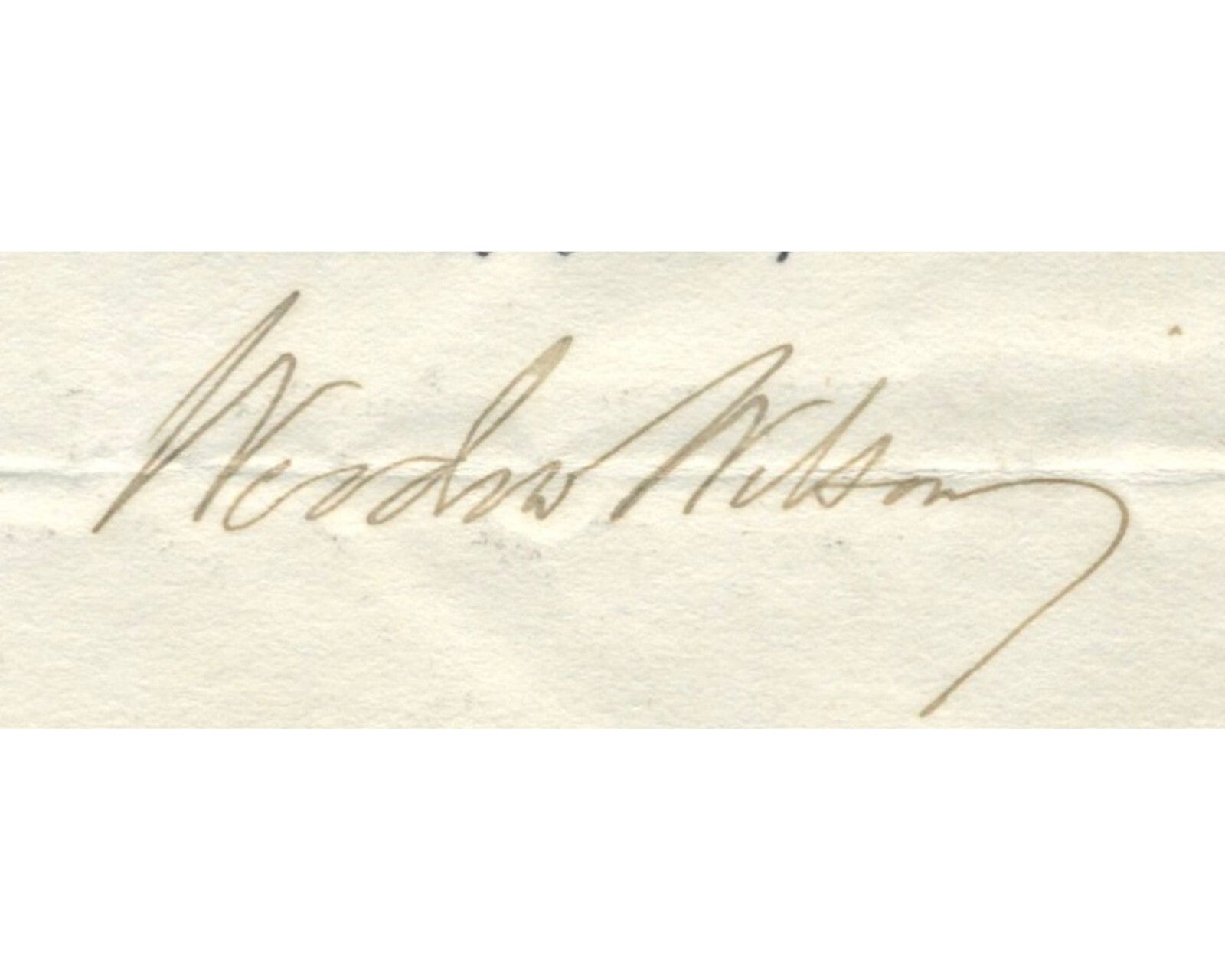 President Woodrow Wilson Signed White House Letter as Pres. PSA - Bold Auto!