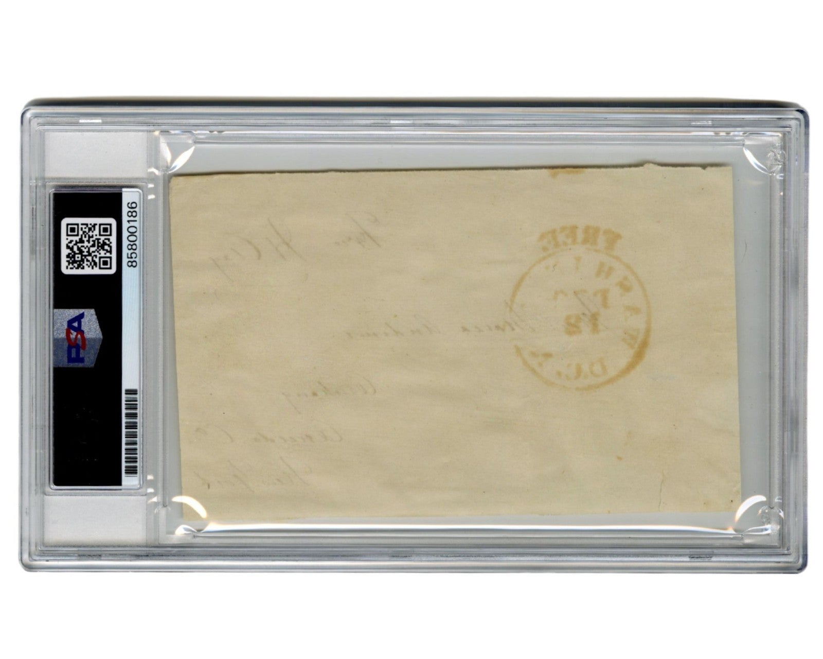 Sec. of State & Statesman Henry Clay Boldly Signed Free Frank PSA Auto