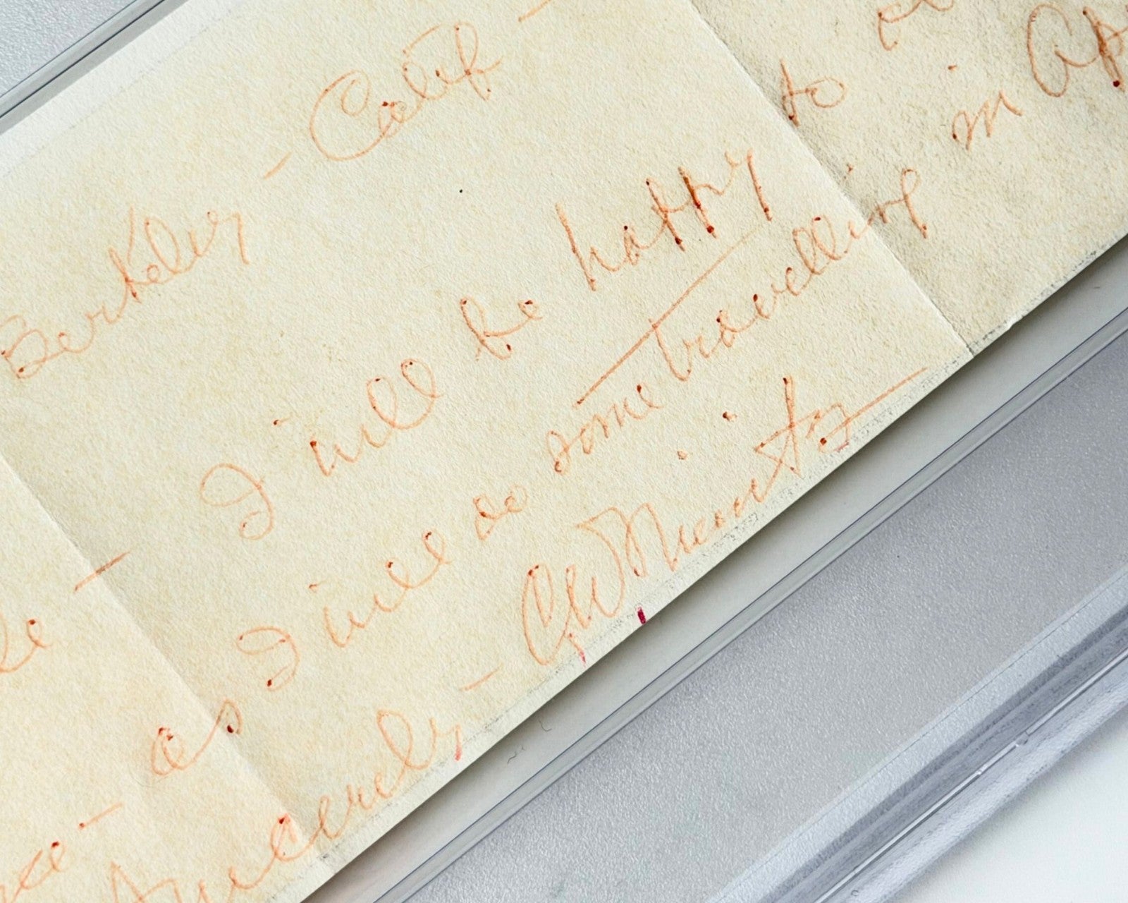 Admiral Chester Nimitz Signed & Handwritten Letter PSA Auto