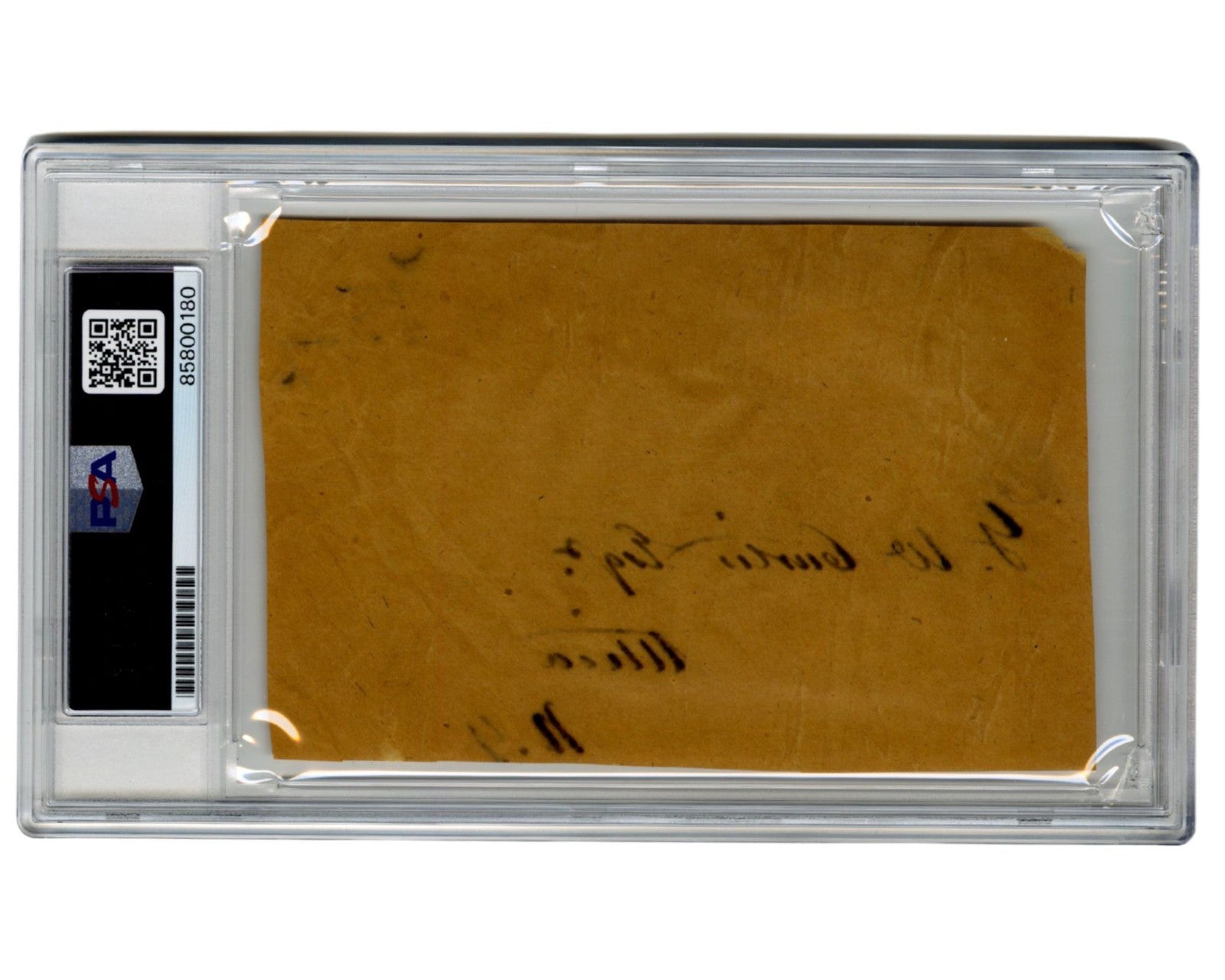 Vice President William King Signed Free Frank, Pierce's VP! PSA Auto