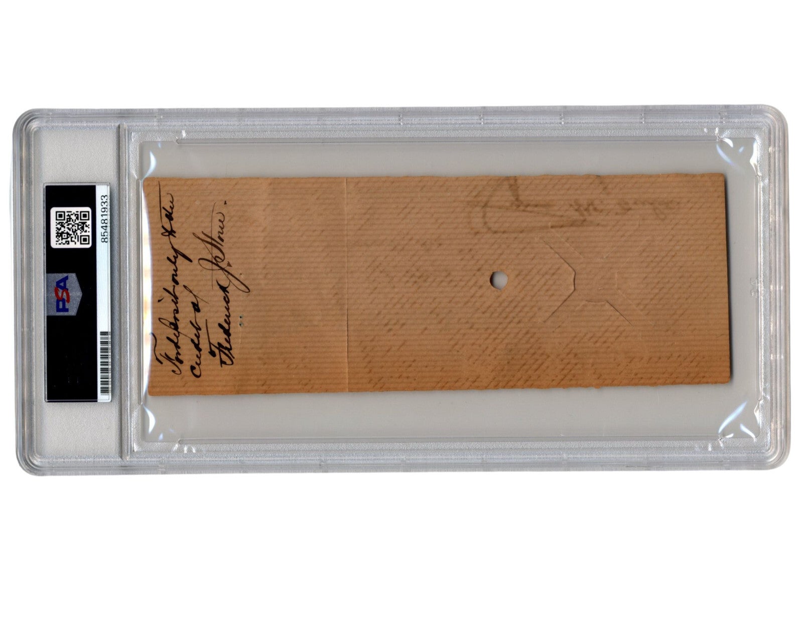 Transatlantic Telegraph Pioneer Cyrus W. Field Boldly Signed Check PSA Auto