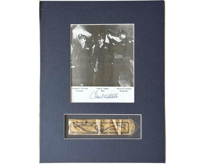Enola Gay / Hiroshima Flown Emergency Survival Kit, Signed Photo Ex George Caron